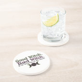 En Grès "Bonne sorcière, dessous de verre de mauvaise (Côté)