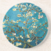 En Grès Branches d'amande dans Dessous de verre de robinet (Devant)