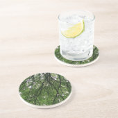 En Grès Branches et Dessous de verre Feuille (Côté)