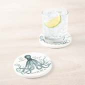 En Grès Buvez les dessous de verre sauvages d'air (Côté)