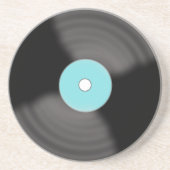 En Grès Cadeau dessous de verre pour boisson Disque Vinyle (Devant)