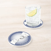 En Grès Cadeaux de Churchill de dessous de verre de (Côté)