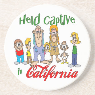 En Grès California Funny Trailer Park Dessous de verre San