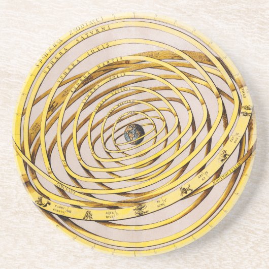 En Grès Carte céleste Andres Celarius Dessous de verre de (Devant)