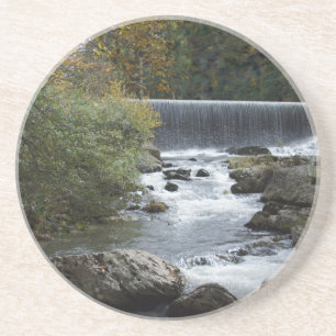 En Grès Cascade à Banner Elk, dessous de verre NC