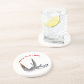 En Grès Chantez vos Dessous de verre de corne (Côté)