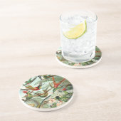 En Grès Colibri (Trochilidae) par Dessous de verre Haeckel (Côté)