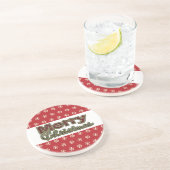 En Grès Collection de dessous de verre de Noël (Côté)
