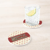En Grès Collection de dessous de verre de Noël (Côté)