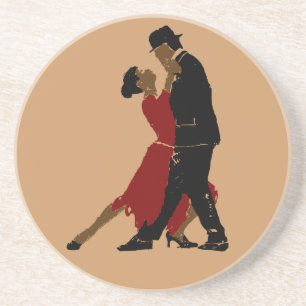 En Grès conception 3 de dessous de verre du résumé 4