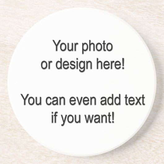 En Grès Concevez vos propres Dessous de verre (Devant)