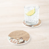 En Grès Coquilles marines et Dessous de verre de sable (Côté)