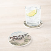 En Grès Courez comme le vent - Dessous de verre de Peintur (Côté)