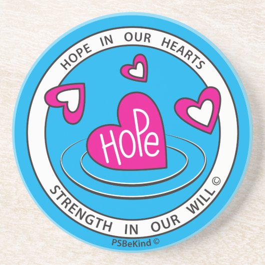 En Grès Dans Ce Dessous de verre Profond Reflection_Round (Devant)