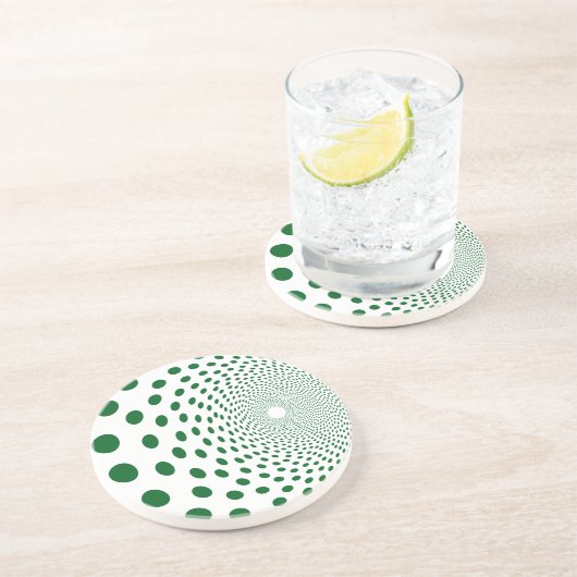 En Grès Dans Les Dessous de verre oculaires (Côté)