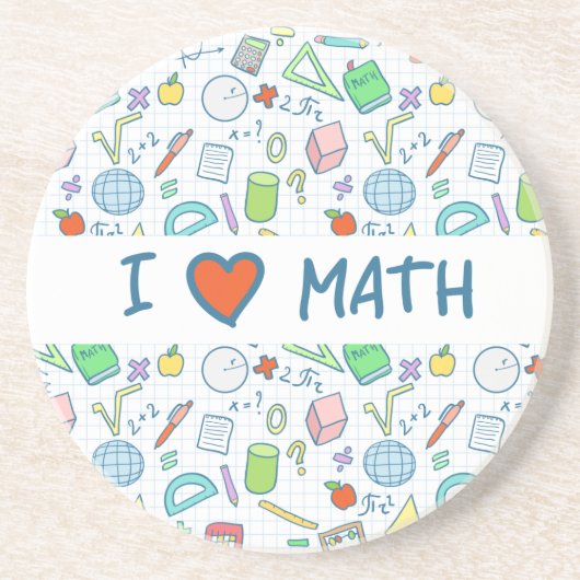 En Grès De nouveau à l'école : "Je des dessous de verre (Devant)