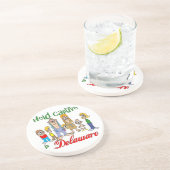 En Grès Delaware Funny Trailer Park Dessous de verre Sands (Côté)