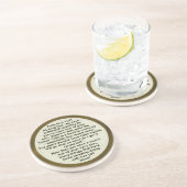 En Grès Des dessous de verre ronds de ~ de Tuit (Côté)