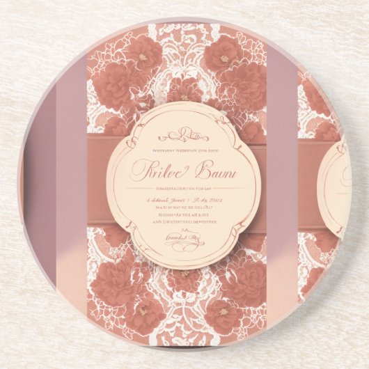 En Grès Design Dessous de verre Sandstone - Élégance fonct (Devant)