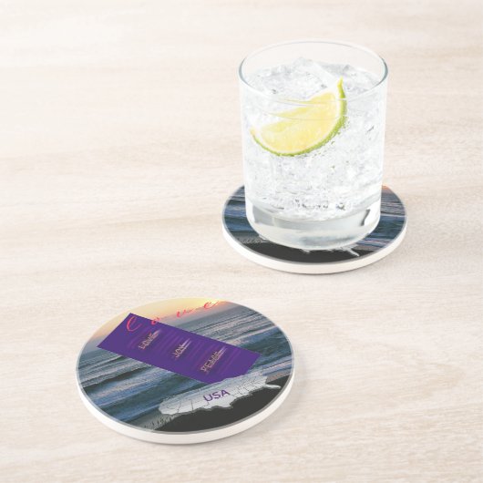 En Grès Dessous de verre (Côté)