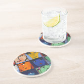 En Grès Dessous de verre (Côté)