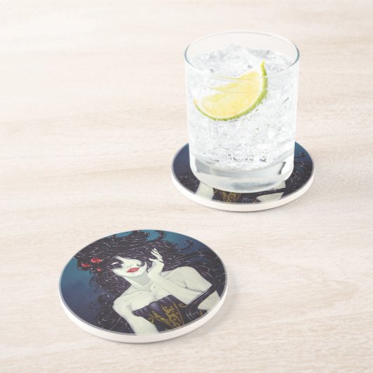 En Grès Dessous de verre (Côté)