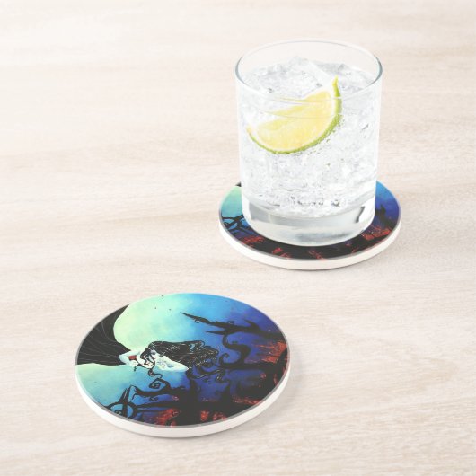 En Grès Dessous de verre (Côté)