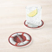 En Grès DESSOUS DE VERRE à anneaux (Côté)