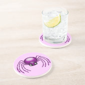 En Grès Dessous de verre à boisson mou violet Spider Sands (Côté)
