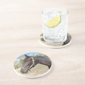 En Grès Dessous de verre à cheval (Côté)