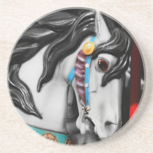 En Grès Dessous de verre à cheval Carrousel