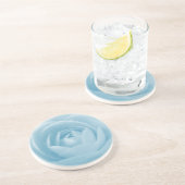 En Grès Dessous de verre à fleurs à bulles Camellia (Côté)