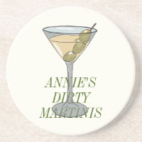 Dessous de verre à martini