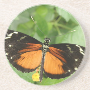 En Grès Dessous de verre à papillon long tigre