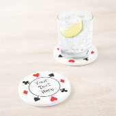 En Grès Dessous de verre à puce Casino (Côté)