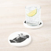 En Grès Dessous de verre à talon large pour chats (Côté)