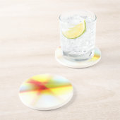 En Grès Dessous de verre Abstrait (Côté)