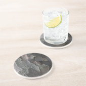 En Grès Dessous de verre abstraits de macro d'écorce (Côté)