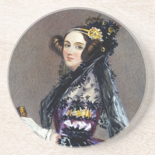 En Grès Dessous de verre Ada Lovelace (Devant)