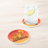 En Grès Dessous de verre Afrique (Côté)