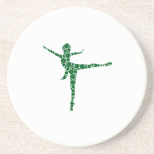En Grès dessous de verre allet Dancer Cercles