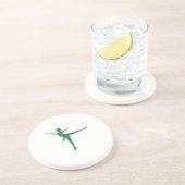 En Grès dessous de verre allet Dancer Cercles (Côté)