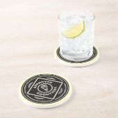 En Grès Dessous de verre approuvés de Goodthink (Côté)