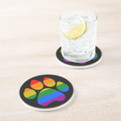 En Grès Dessous de verre Arc-en-ciel (Côté)