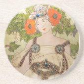 En Grès Dessous de verre Art Nouveau (Devant)