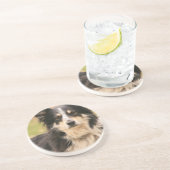 En Grès Dessous de verre australiens de berger (Côté)