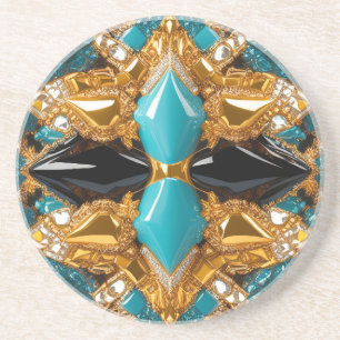 En Grès Dessous de verre avec Bahamas Colours Design