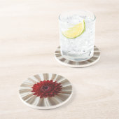 En Grès Dessous de verre avec couleurs japanase Design (Côté)