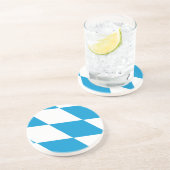 En Grès Dessous de verre avec Drapeau de Bavière, Allemagn (Côté)