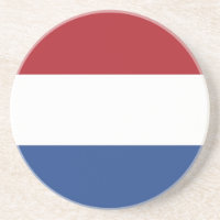 Dessous de verre avec drapeau de Pays-Bas